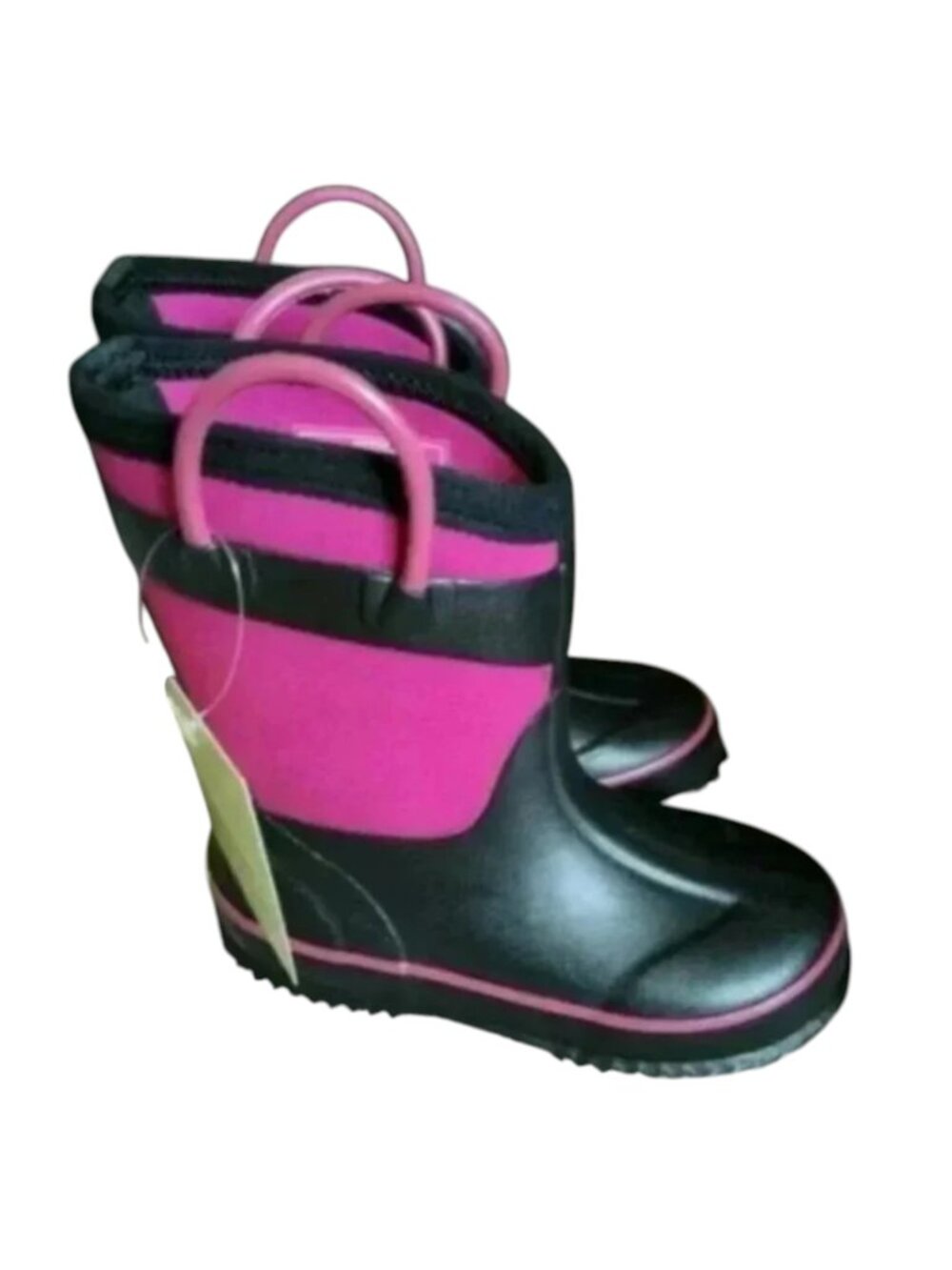 NEW Western Chief Pull Slip On Handle Waterproof Winter Snow Rain Boots Shoes 10